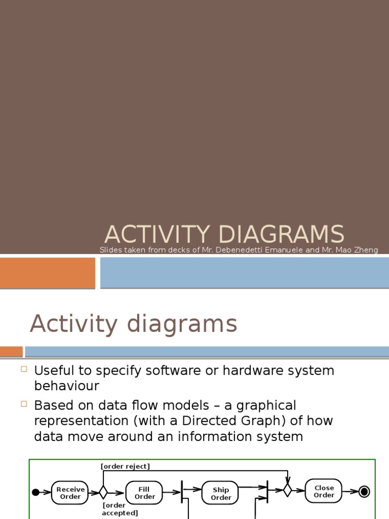 Understanding Activity Diagrams in UML | PDF | Vertex (Graph Theory ...