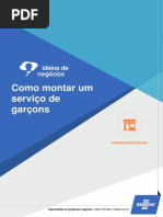 Como Montar Um Serviço de Garçons