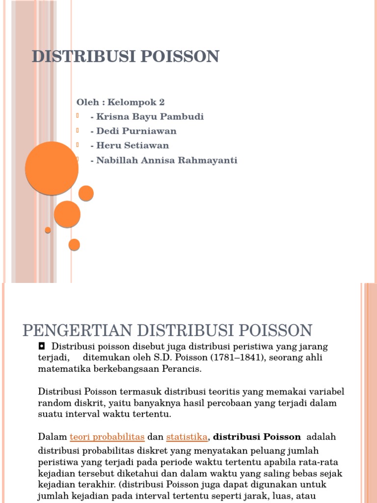 12+ Contoh Soal Tentang Distribusi Poisson - Kumpulan ...