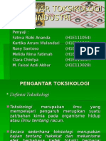 Pengantar Toksikologi Industri