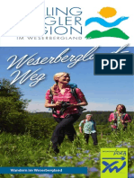 Flyer Wandern: Weserbergland-Weg Und Mehr ... 2016