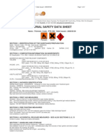 MSDS Thinners