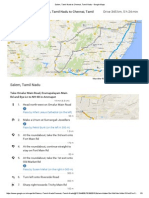 Salem to Chennai driving directions