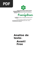 Analise de Teste