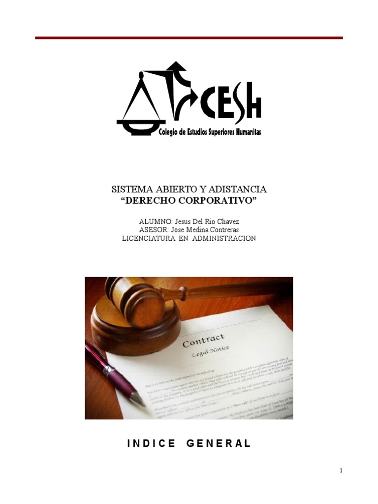 Derecho Corporativo Fuentes del derecho Regulación