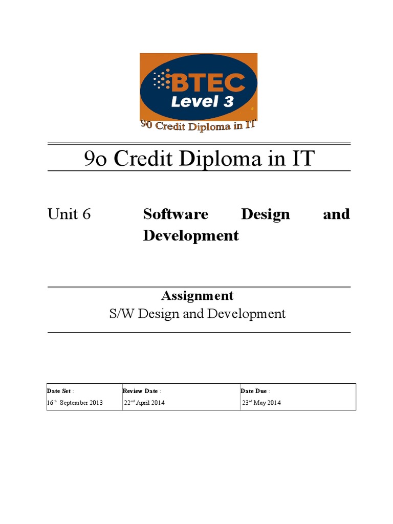 Software Design & Development Guide | PDF | Computer Programming | Software
