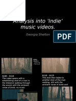 Analysis Into Indie' Music Videos