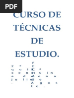 Curso de Técnicas de Estudio 