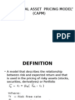 "The Capital Asset Pricing Model" (CAPM)