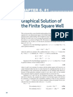 Graphical Solution of The Finite Square Well: More Chapter 6, #1
