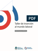 Taller de Inserción Laboral - Material de Apoyo PDF