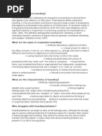 hoarding fact sheet