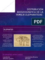 BIOGEOGRAFia de ELEFANTES