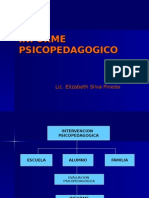 Informe Psicopedagogico