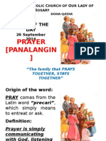 Prayer (Panalangin) : Word of The DAY