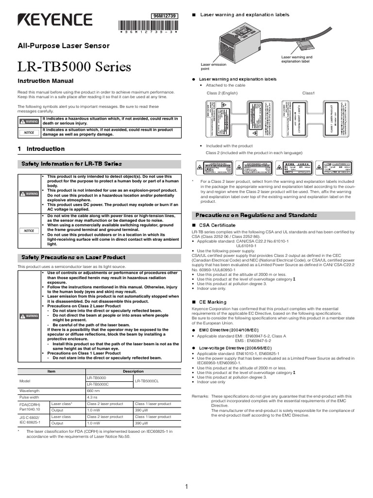 LR-TB5000 IM 96M12739 GB WW 1034-3a | PDF | Bipolar Junction