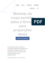 Medidas Do Corpo Perfeito_ Calcule as Proporções Ideais