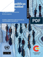 CEPAL, Políticas Públicas Para La Igualdad de Género