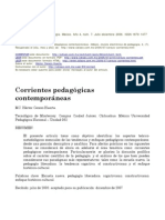 Corrientes pedagógicas contemporáneas MC. Héctor Cerezo Huerta