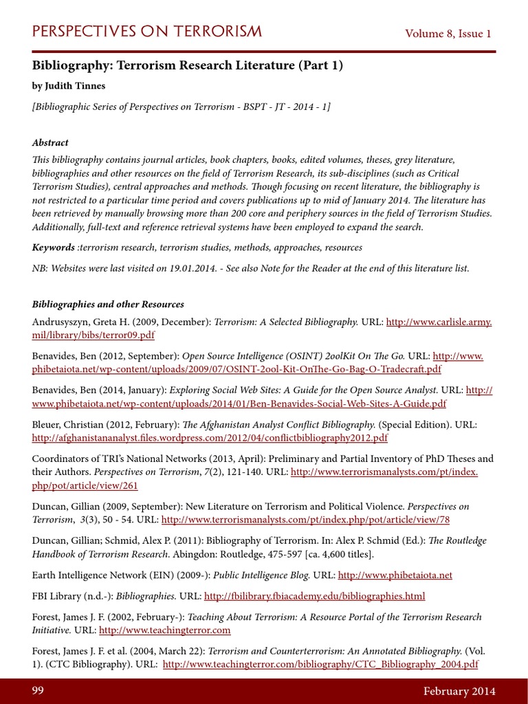 counter terrorism dissertation