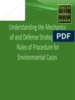 Mechanics-Defense-rules of Procedure for Environmental Cases