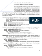 Reference Guide To The Classification of Fungi and Fungal-Like Protists - sp2007