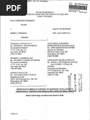 Brief FLD Dft-Suppt of Res To MTN Disqualify JDG 064519210 | PDF