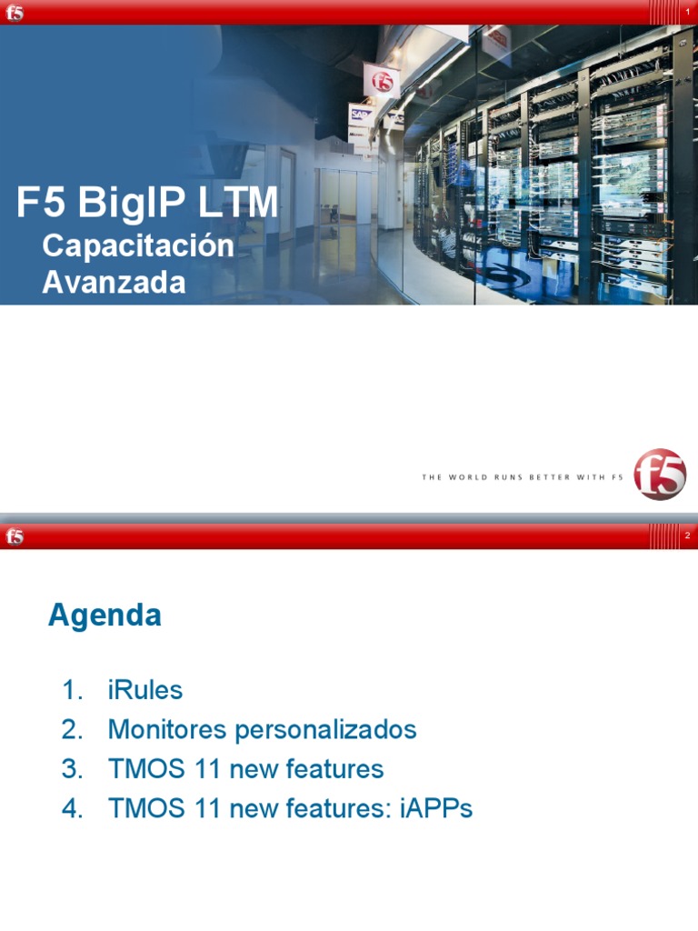 Capacitación Avanzada en iRules F5 BigIP | PDF | Transport Layer ...