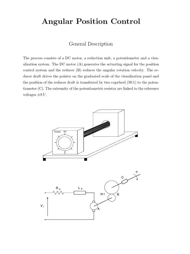 DC Motor Angular Control Guide | PDF