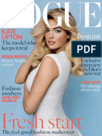 Vogue Magazine UK January 2013