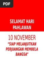 Selamat Hari Pahlawan