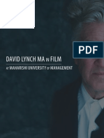 David Lynch MA in Film