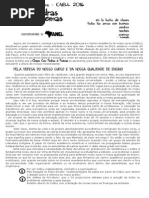 Programa Chapa Com Pedras e Poemas - CAELL 2016