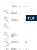 Structure Iupac Name Mol. Formula Mol. Weight Code Amount MG Volume For 25mM