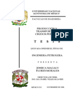 Producción y Transporte de Crudos Pesados (Tesis) - Flores Morales