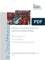 Historico History of Industrial Robots Online Brochure by IFR 2012