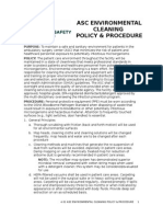 4.01 ASC Environmental Cleaning Policy and Procedure OF HOSPITAL