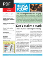 Download USA TODAY Collegiate Case Study Gen Y  Entrepreneurship Fad or Legacy by USA TODAY Education SN28998657 doc pdf