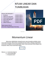 Momentum Linear Dan Tumbukan