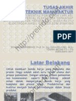 Contoh Proposal Tugas Akhir Teknik Mesin