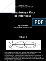 (1) Terbentuknya Kota Di Indonesia