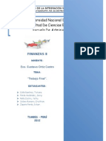 Trabajo Final de Finanzas II (Estructura de Capital de 2 Hoteles)