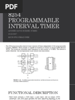 8254 Programmable Interval Timer (Andres Suarez-201210937)