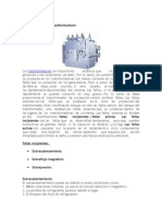 Fallas Internas en Transformadores