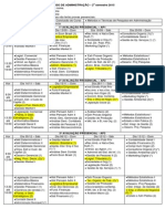Calendário Cederj Provas 2015 - 2