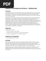 Download biodiversity lesson plan by mrinternet0 SN289998 doc pdf