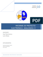 informe # o