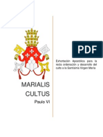 Marialis Cultus. Exhortación Apostólica de Paulo VI