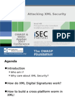 OWASP-WASCAppSec2007SanJose AttackingXMLSecurity