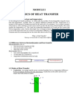 Basics of Heat Transfer